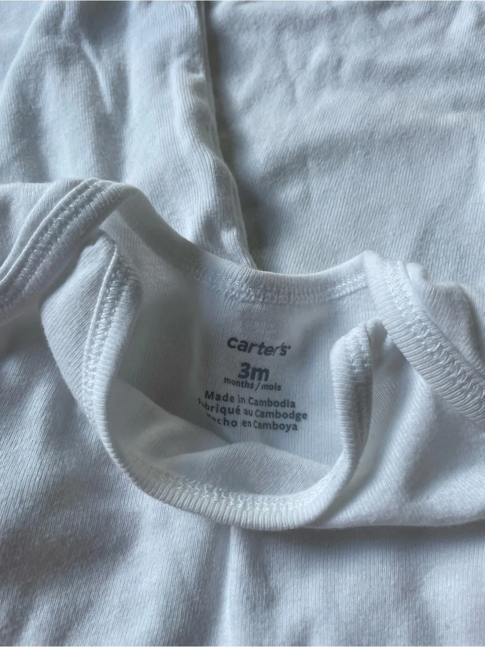 Carter's White Short-Sleeve Baby One-Piece Pack of 5